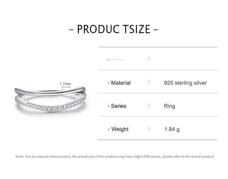 Wishbone Sterling Silver Ring