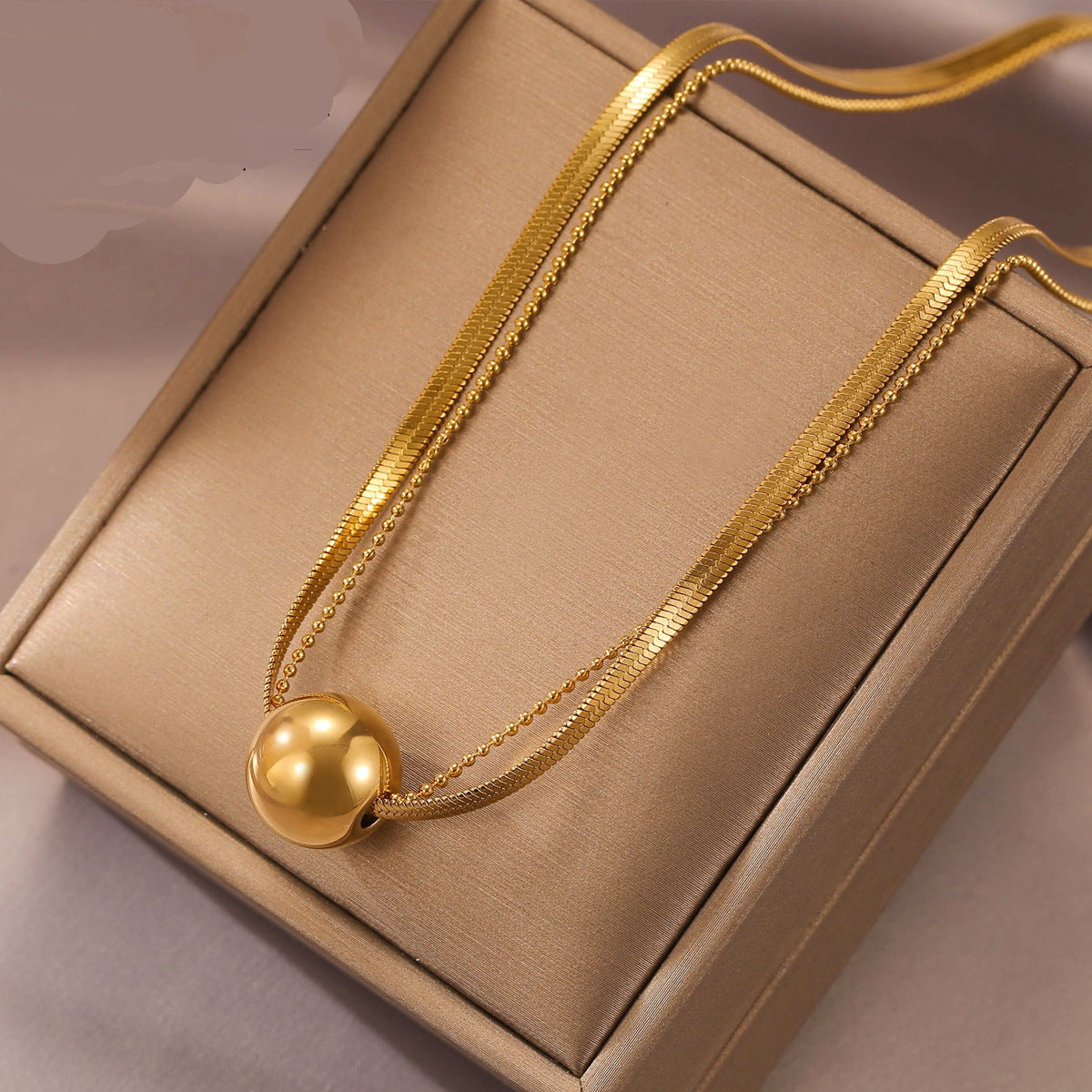 Good Fortune Ball Necklace