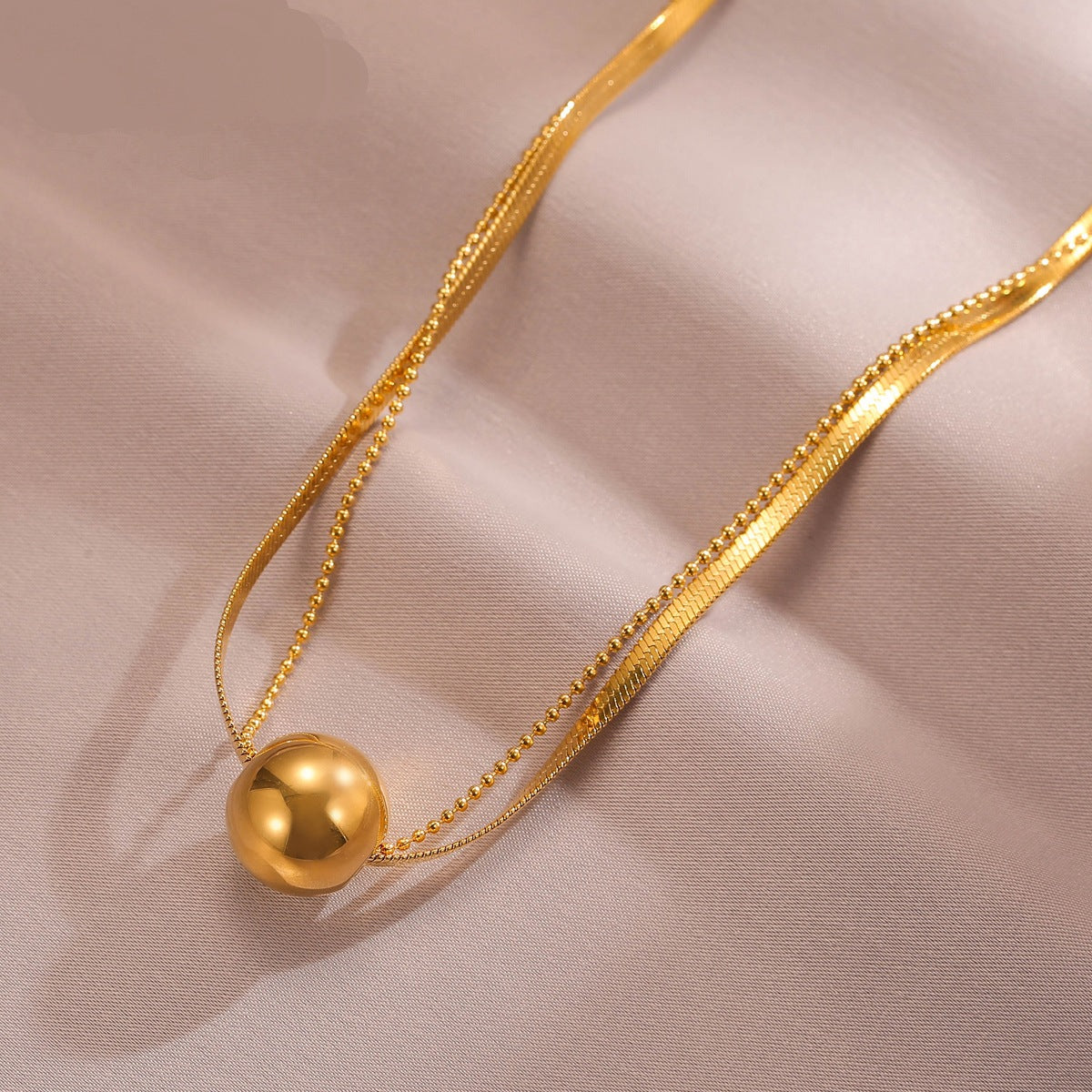 Good Fortune Ball Necklace