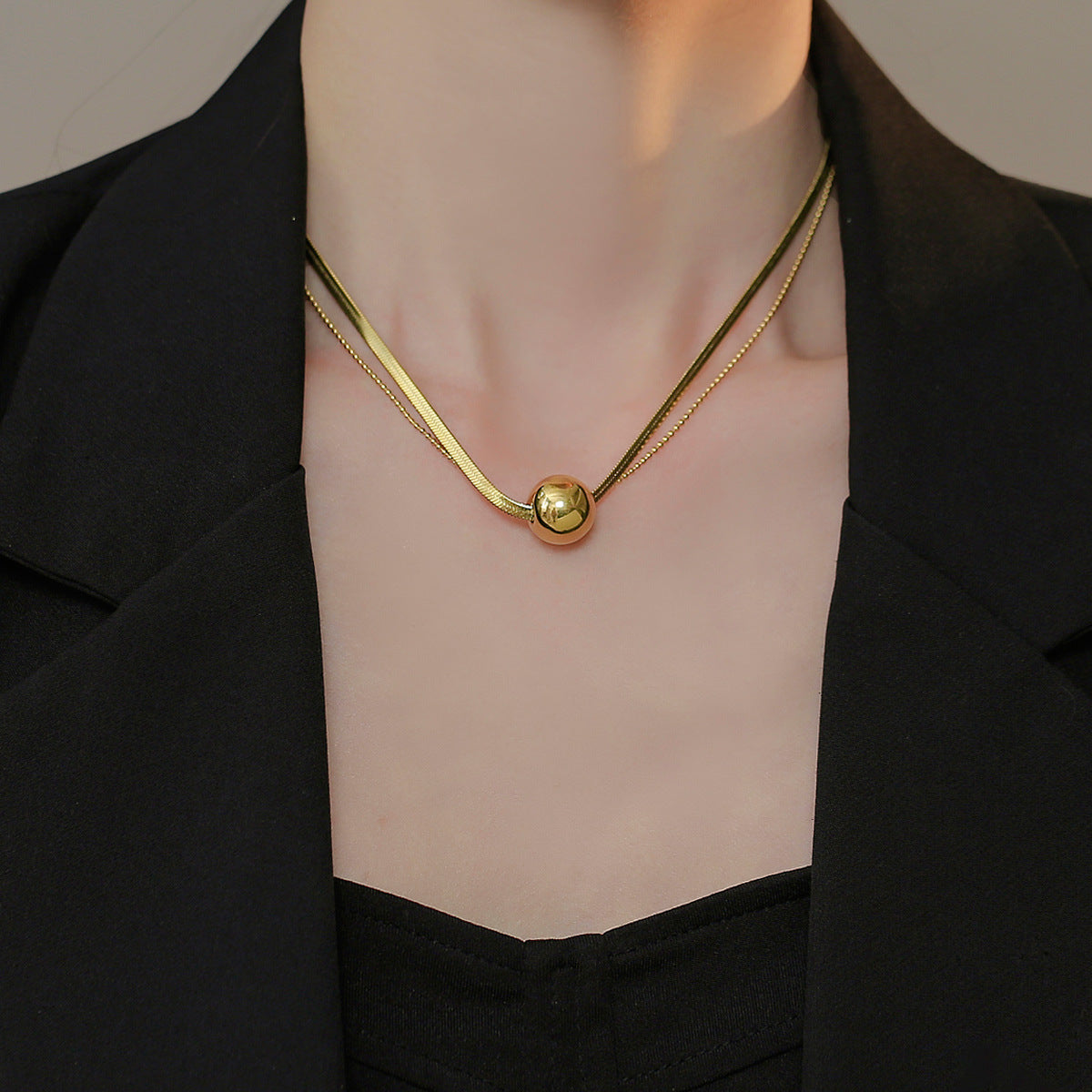 Good Fortune Ball Necklace