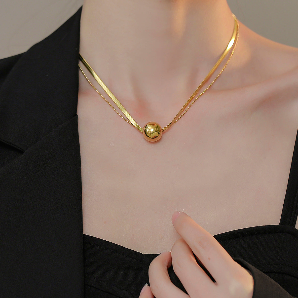 Good Fortune Ball Necklace