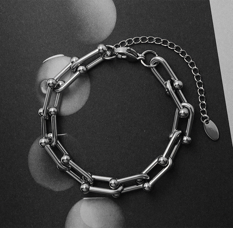 Gold Chain Interlinked Set