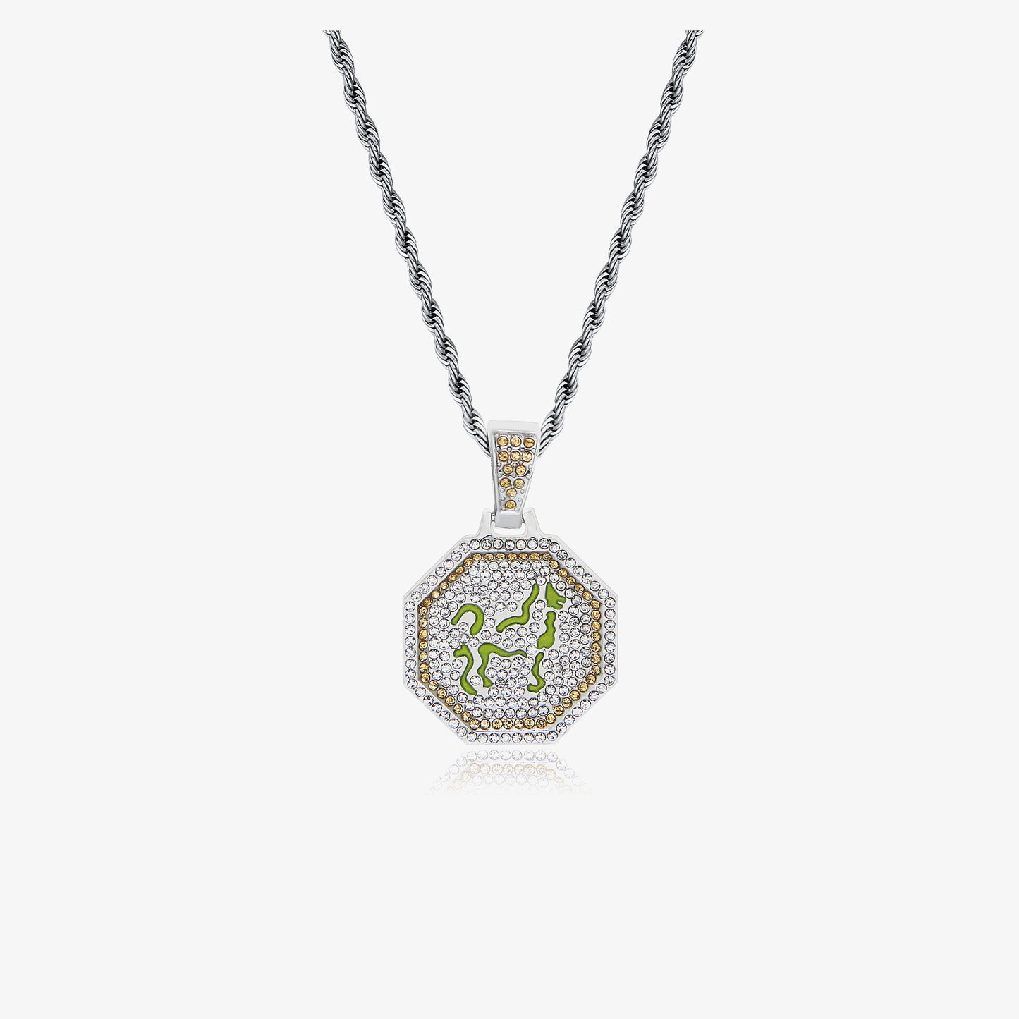 Luxury Silver Chain Zodiac Necklace