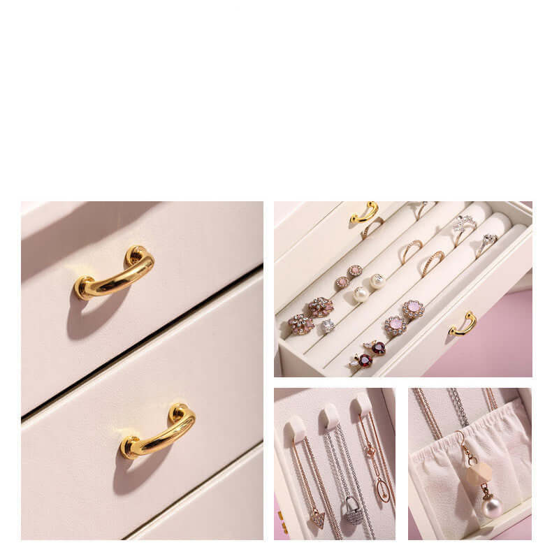 Wardrobe-Shaped Chic Jewelry Storage Box