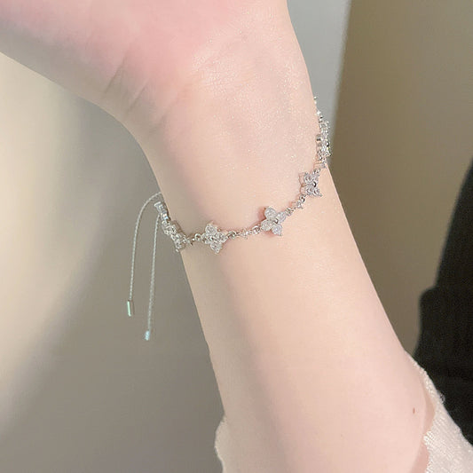 Crystal Flower Bracelet