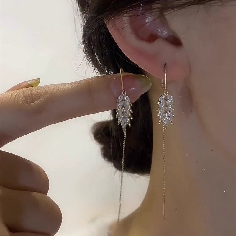 Rich Tassel Spring Summer Ear String Earring