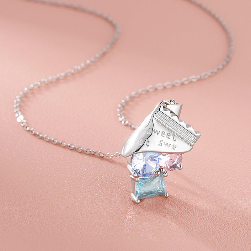 Crystal Candy Inspired Pendant Necklace