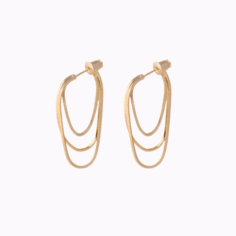 Women's Fashion Simple Cold Style Earrings - Gleamse