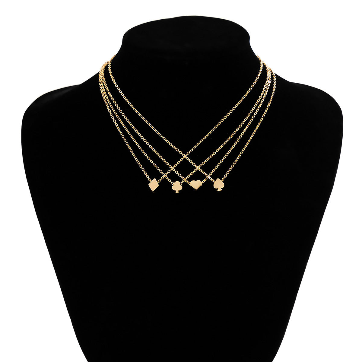 The Poker Necklace Set