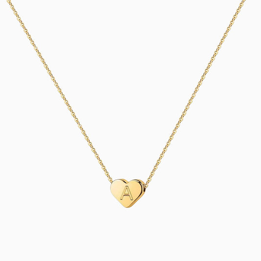 Cherished 18K Gold Stainless Steel Love Letter Necklace - Gleamse