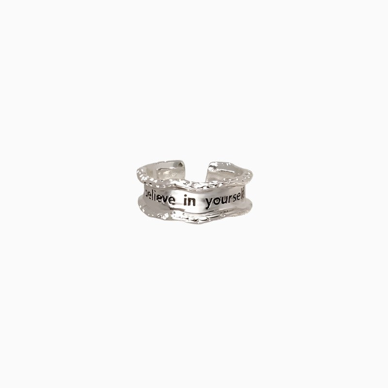 Retro Alphabet Ring For Women - Gleamse