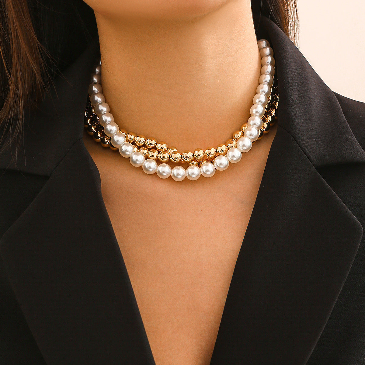 Pearl Bliss Multi-Layered Necklace