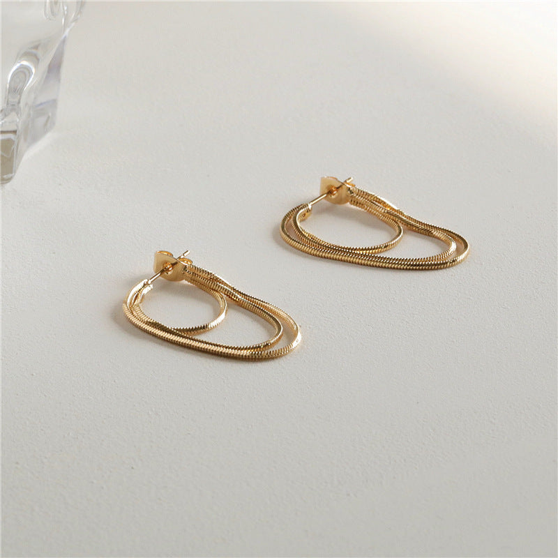 Women's Fashion Simple Cold Style Earrings - Gleamse