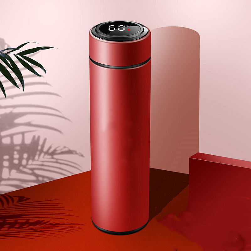 Product information: Capacity: 500ML Style: straight cup Color: black, red, gold, blue, white Stainless steel vacuum flask Thermos Material: Stainless Steel Material: 304 stainless steel Size Information: Package Content: 1*Cup