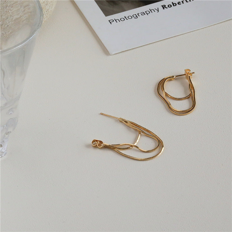 Women's Fashion Simple Cold Style Earrings - Gleamse